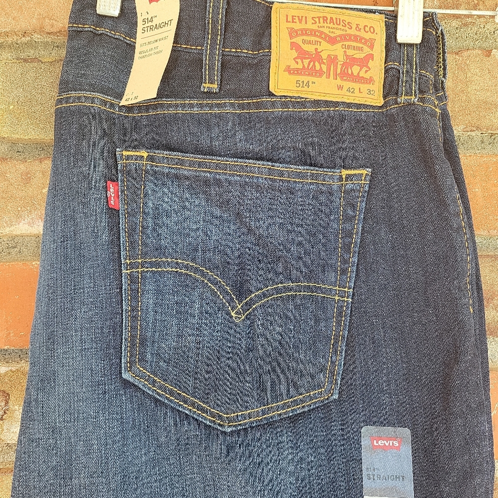 Levi's Men's 514 Straight Fit Jeans 42x32